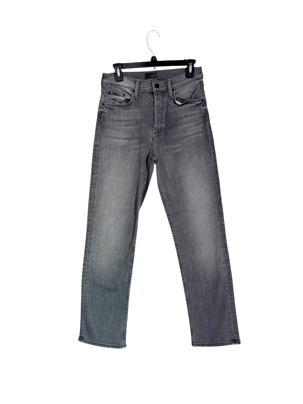 MOTHER The Tomcat Ankle Straight Leg Jeans All Nighter Gray 28 - Picture 3 of 9